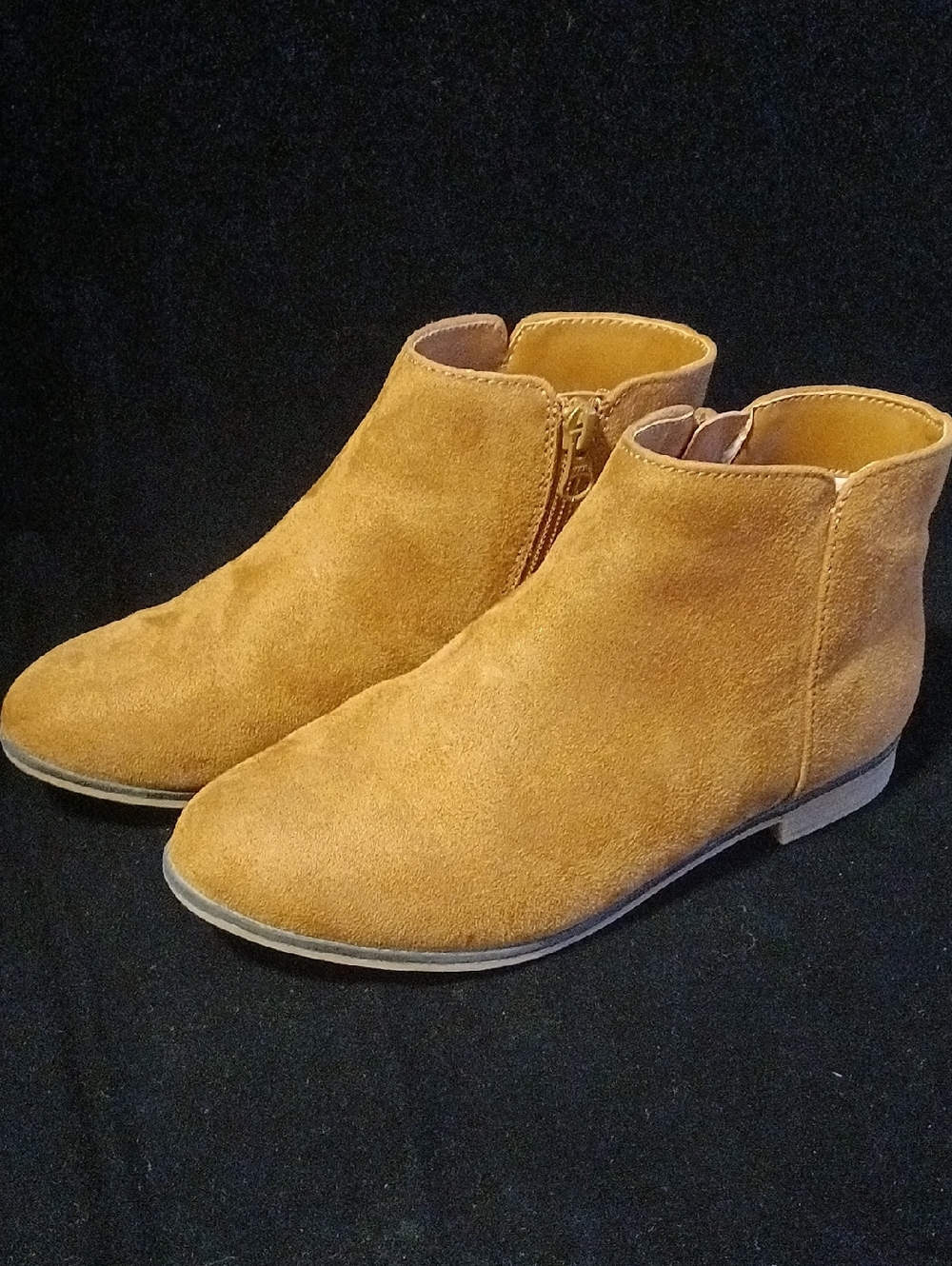 Cat & Jack Kids Tan Suede Ankle Boots